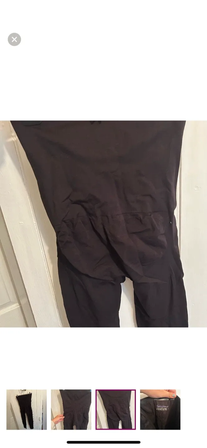 Seraphine Black Maternity Leggings - Size L image indicator(3)