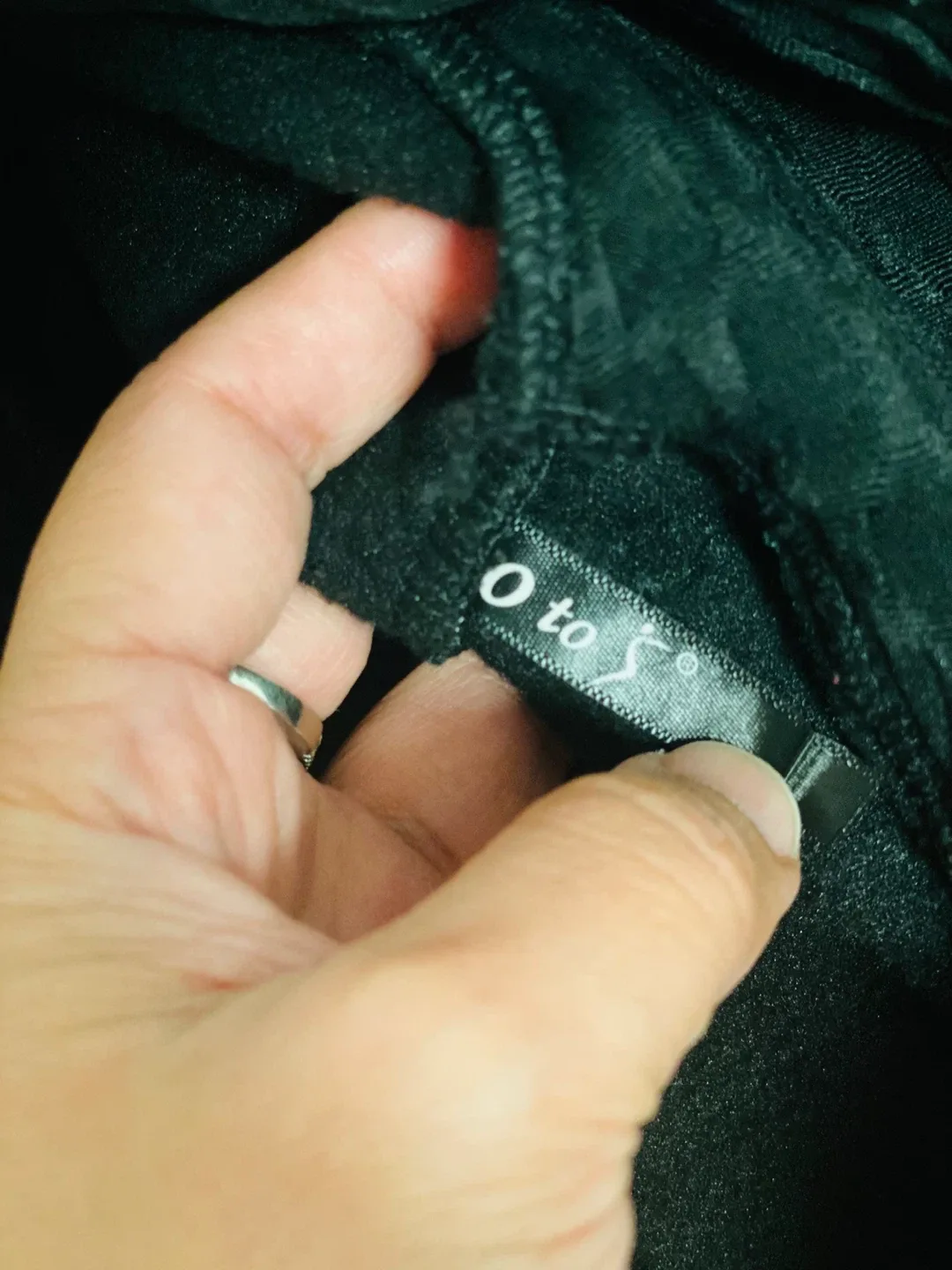 O to S Black stretchable Tik Tok Leggings for winter - Size 10 image indicator(4)