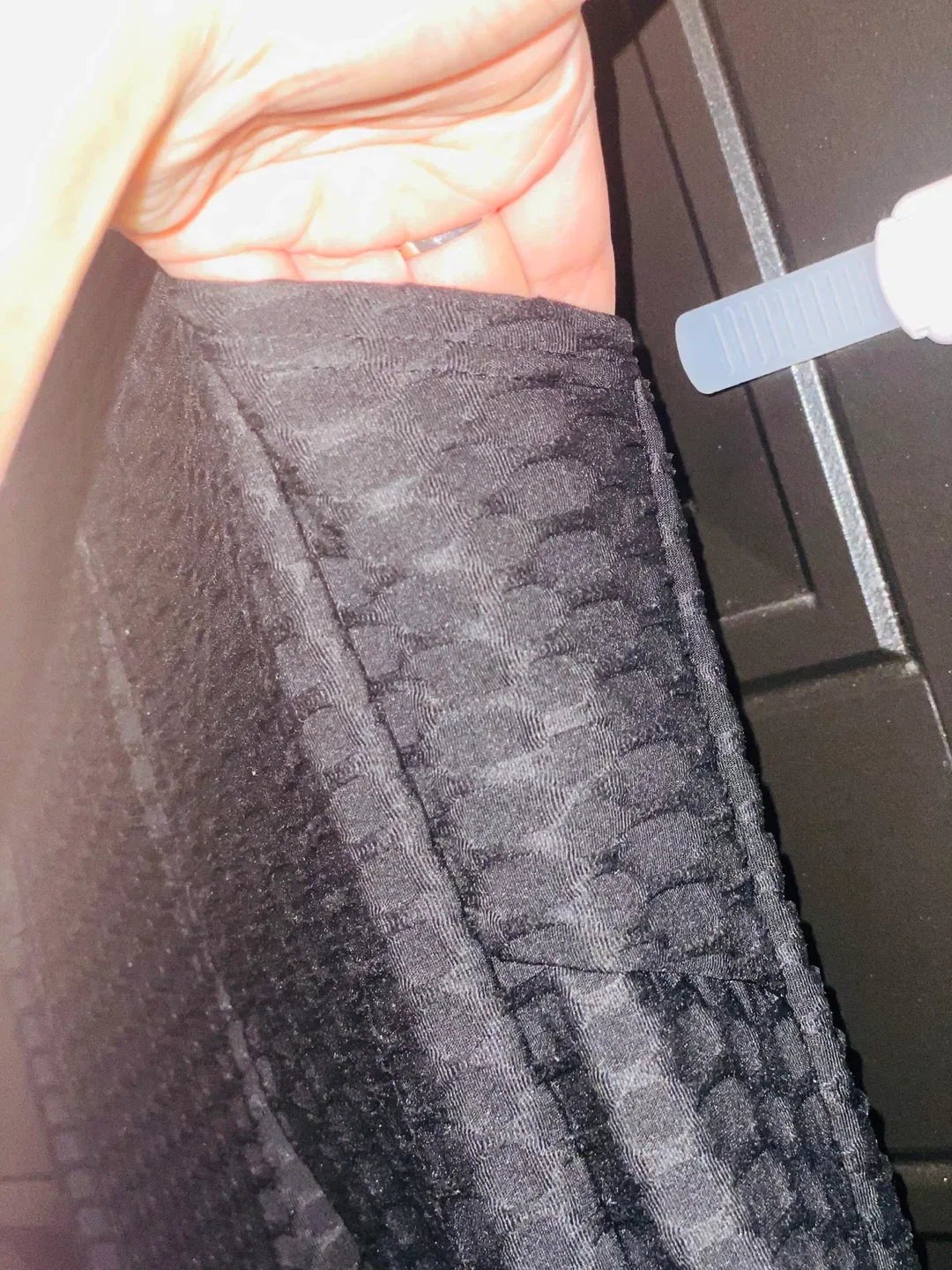 O to S Black stretchable Tik Tok Leggings for winter - Size 10 image indicator(3)