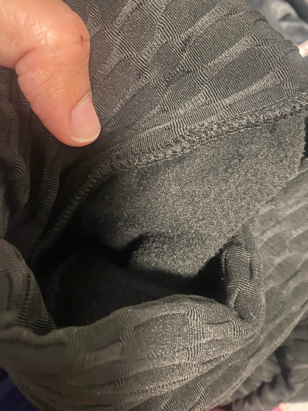 O to S Black stretchable Tik Tok Leggings for winter - Size 10 image indicator(6)