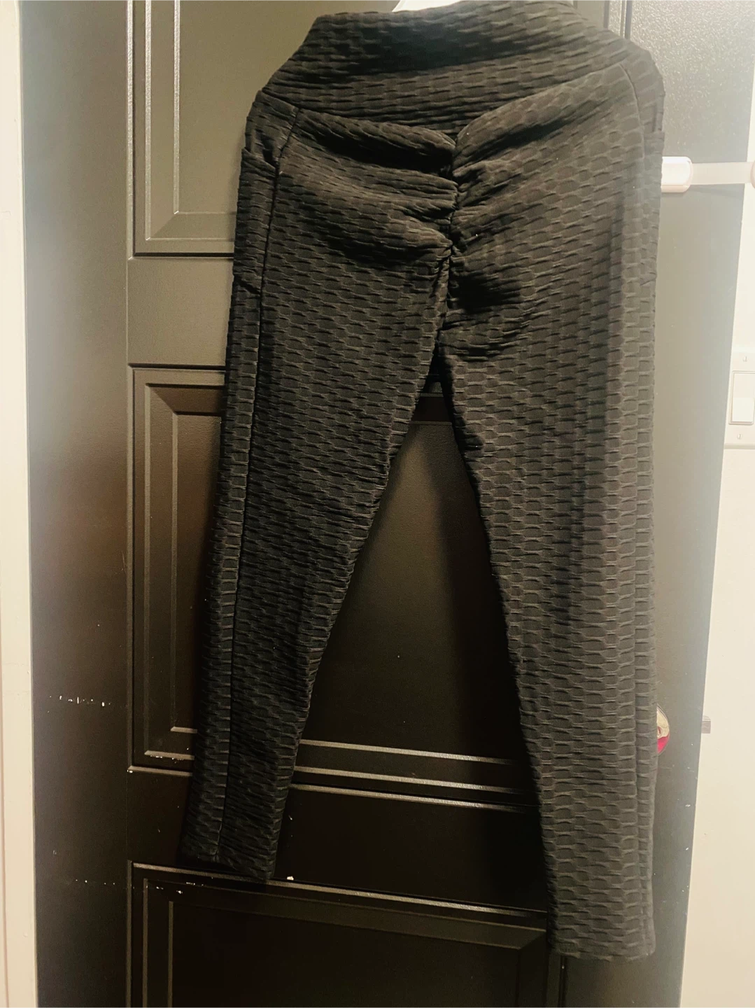 O to S Black stretchable Tik Tok Leggings for winter - Size 10 - photo 2