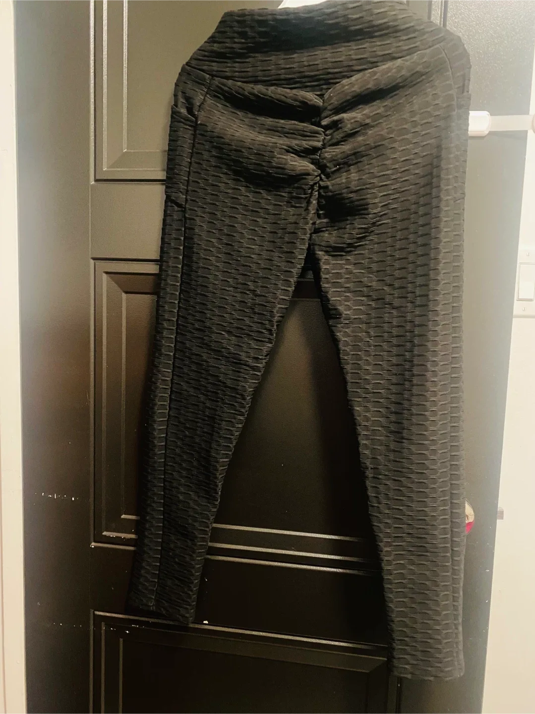 O to S Black stretchable Tik Tok Leggings for winter - Size 10 image indicator(2)