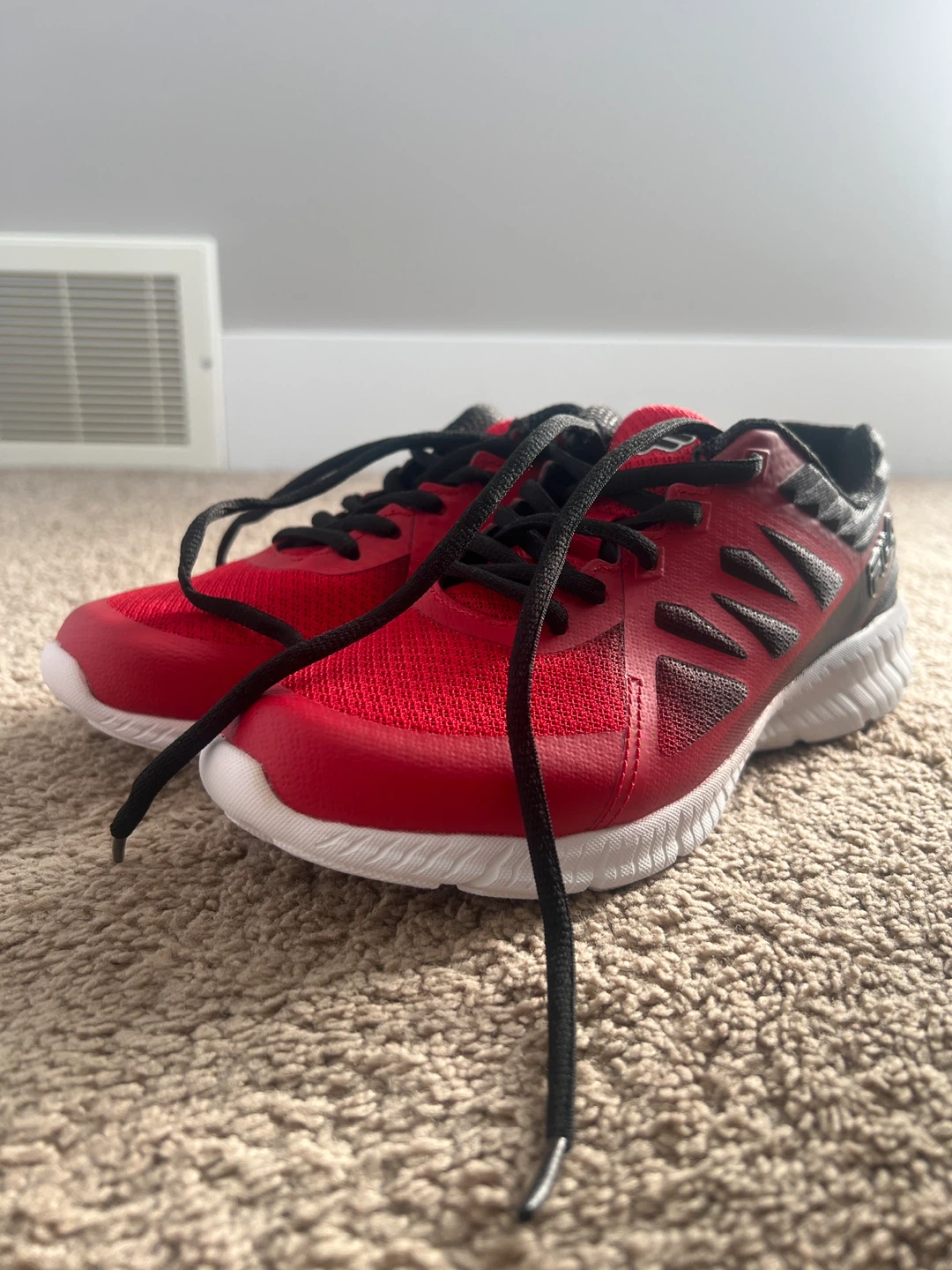 Fila Running Shoes - Crimson Red & Black - Size 5