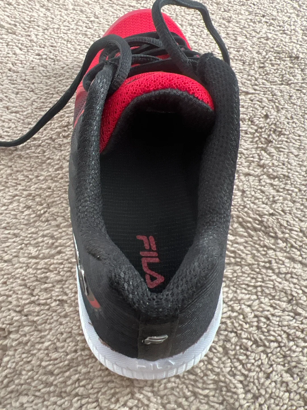 Fila Running Shoes - Crimson Red & Black - Size 5 image indicator(4)