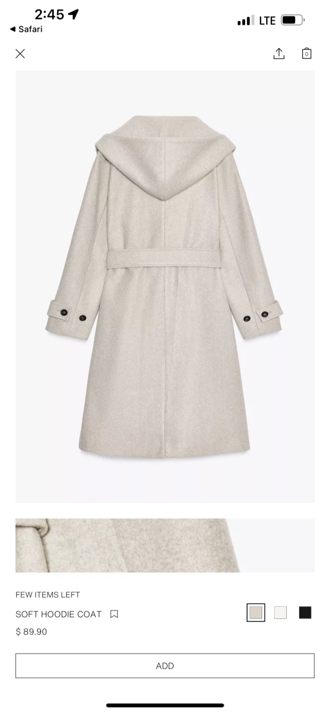Soft Hoodie Coat - photo 2