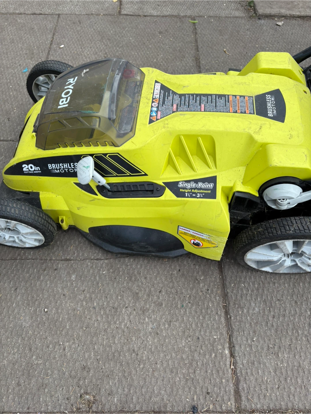 Ryobi 20in Brushless Motor Lawn Mower