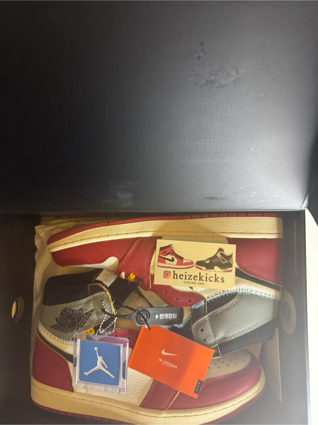 Jordan 1 High Union Chicago Shadow size 9.5 - photo 2