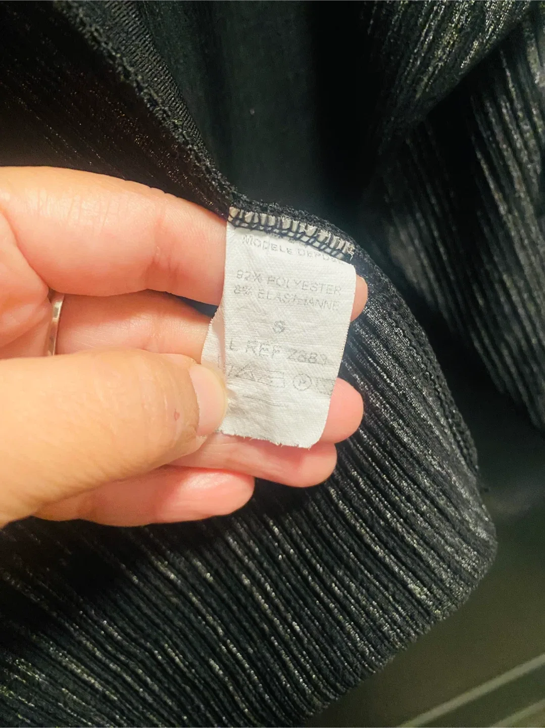 Crème Fraîche Black Blazer, Size S image indicator(4)