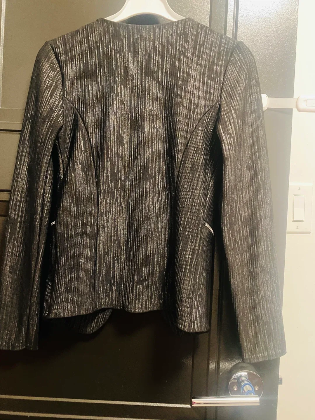 Crème Fraîche Black Blazer, Size S image indicator(2)