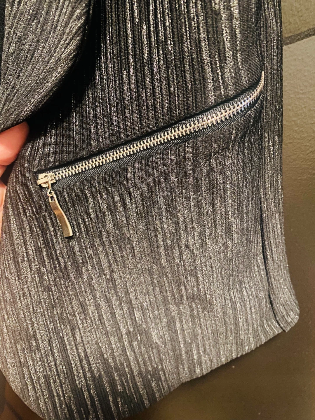 Crème Fraîche Black Blazer, Size S - photo 5