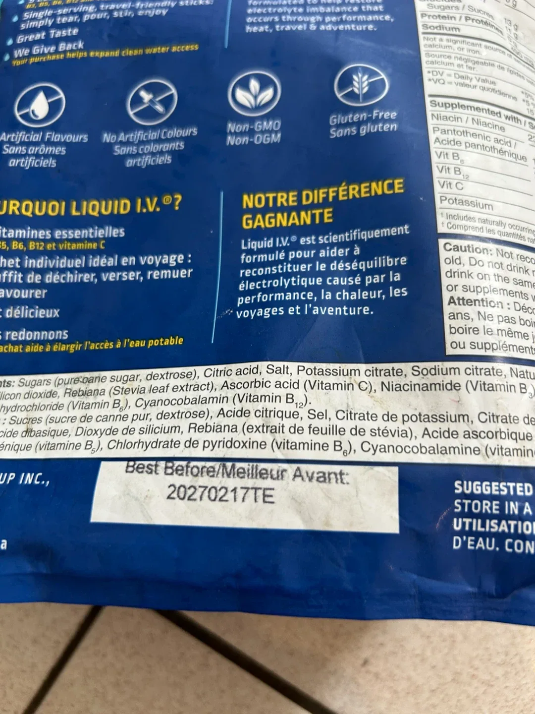 NEW SEALED- Liquid I.V. Hydration Multiplier - 30 Stick Pack image indicator(4)