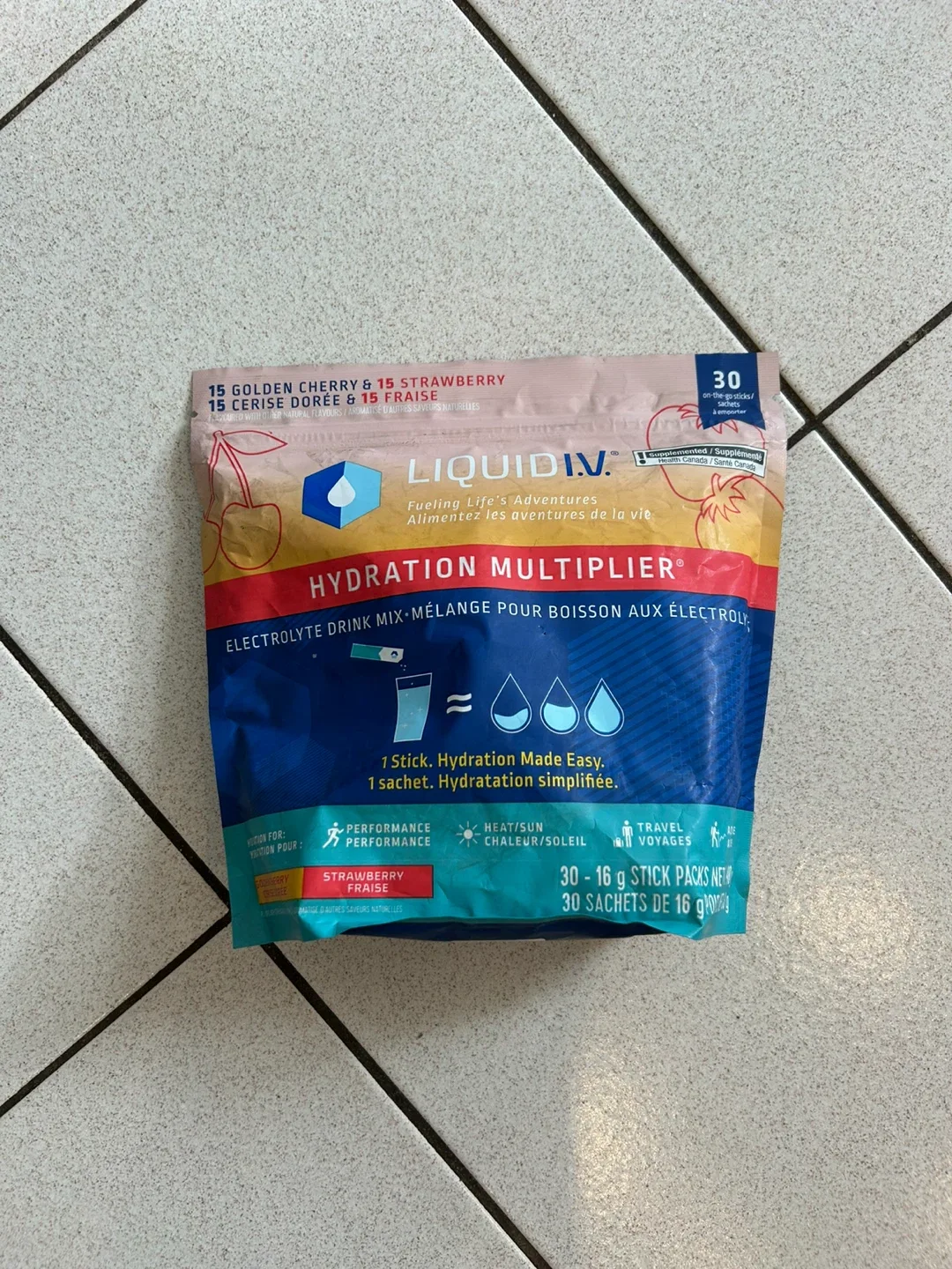 NEW SEALED- Liquid I.V. Hydration Multiplier - 30 Stick Pack image indicator(3)