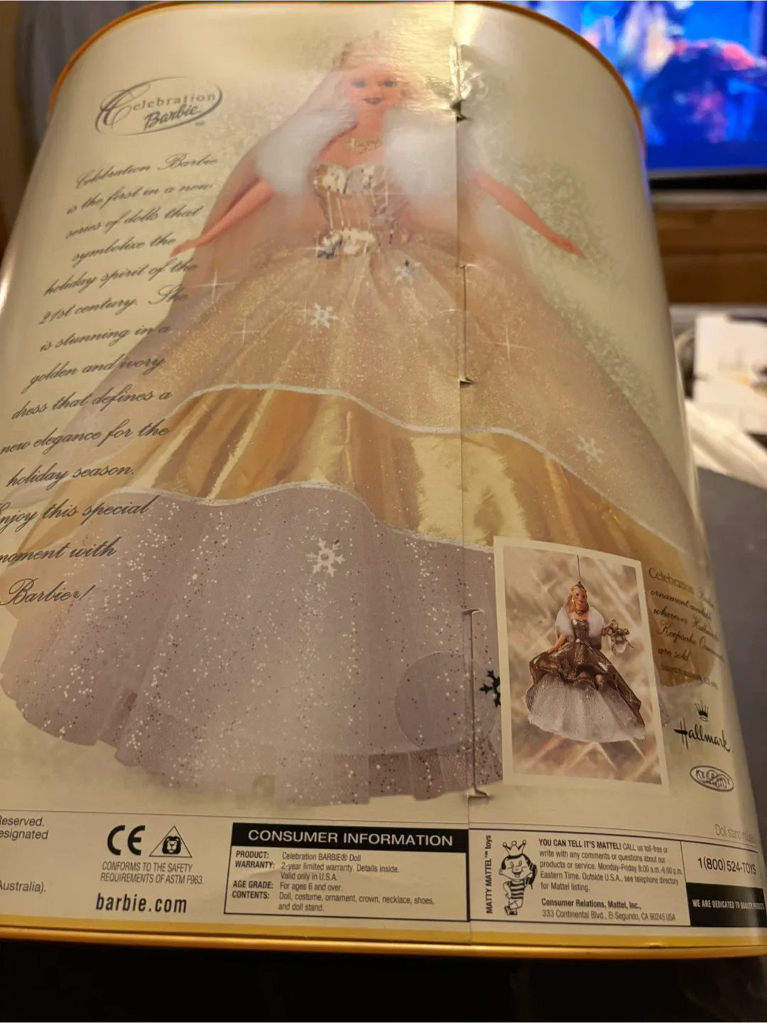 Celebration Barbie Doll with Box image indicator(2)