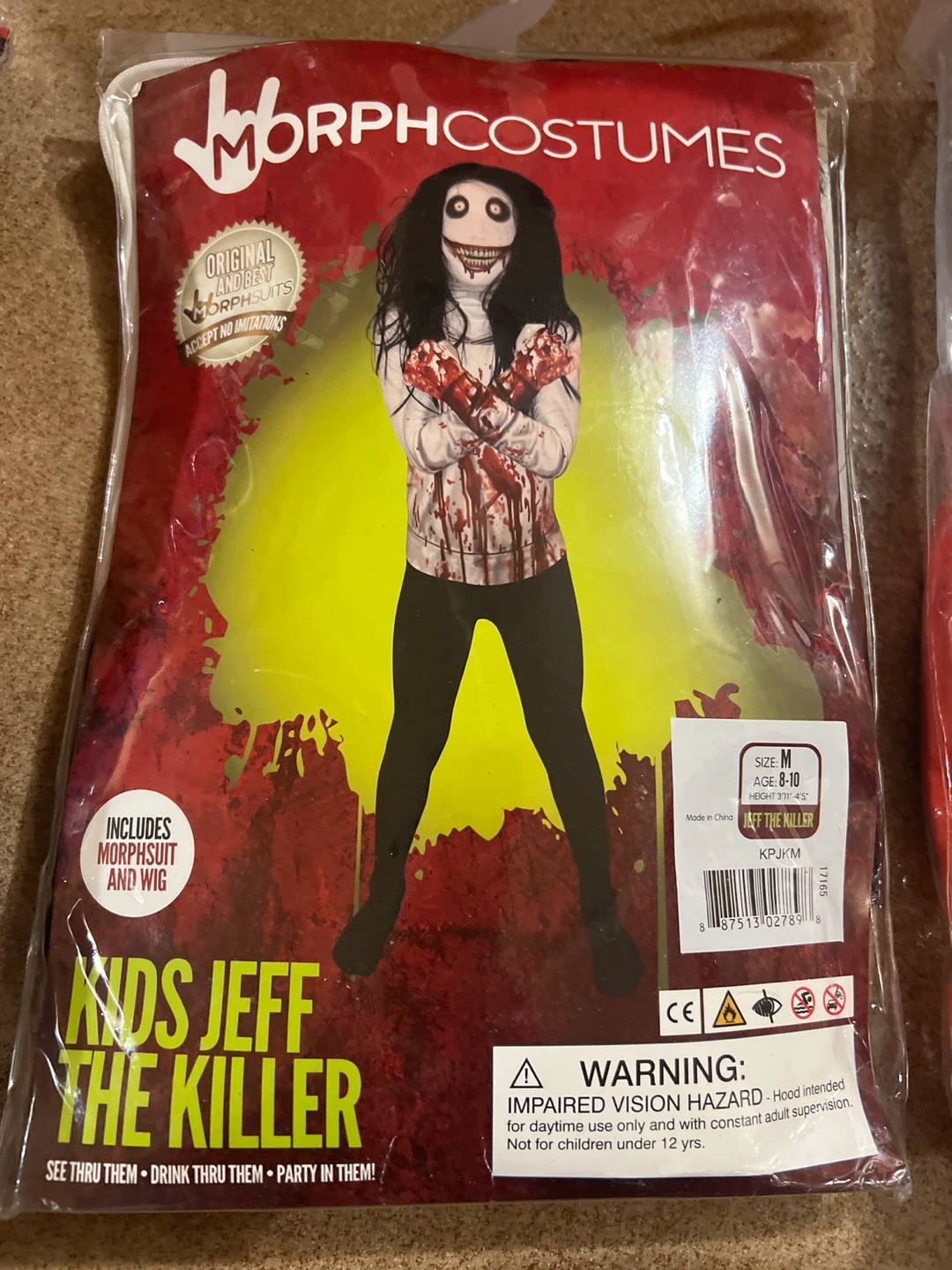 Kids Wolverine Muscle Costume - Size Medium (8-10) - photo 2