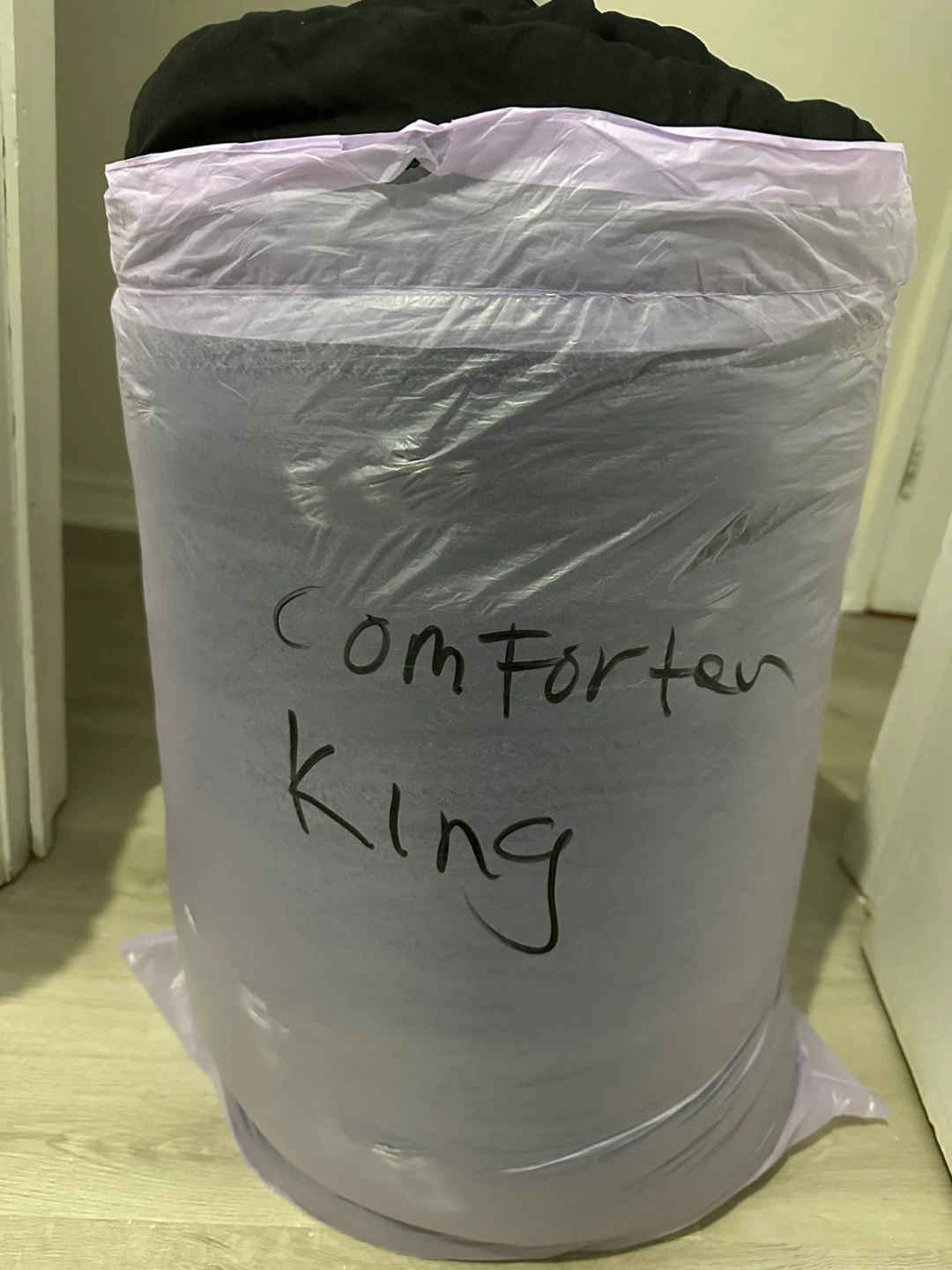 King Size Black Comforter