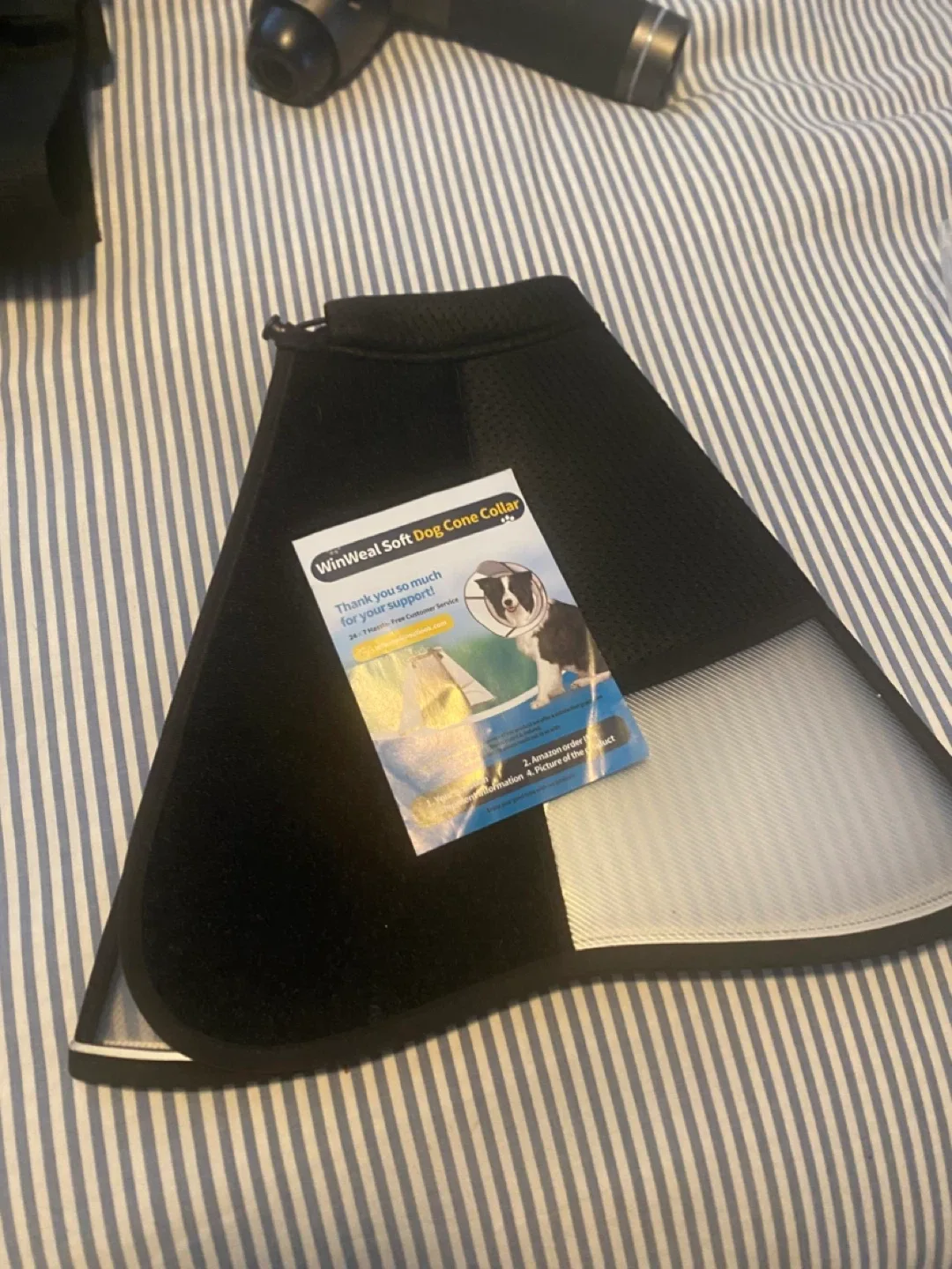 WinWeal Soft Dog Cone XL - Black image indicator(7)