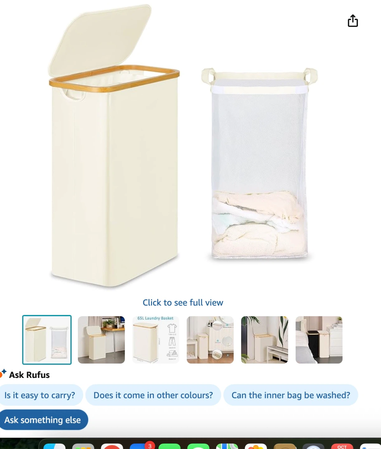 Floral Laundry Hamper with Lid - photo 4