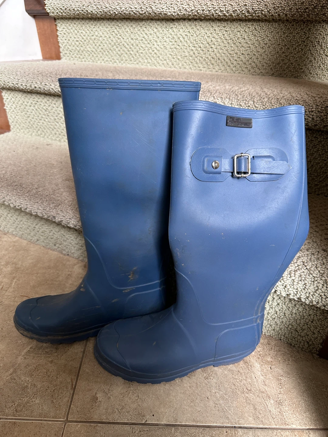 Misty Mountain Blue Rain Boots