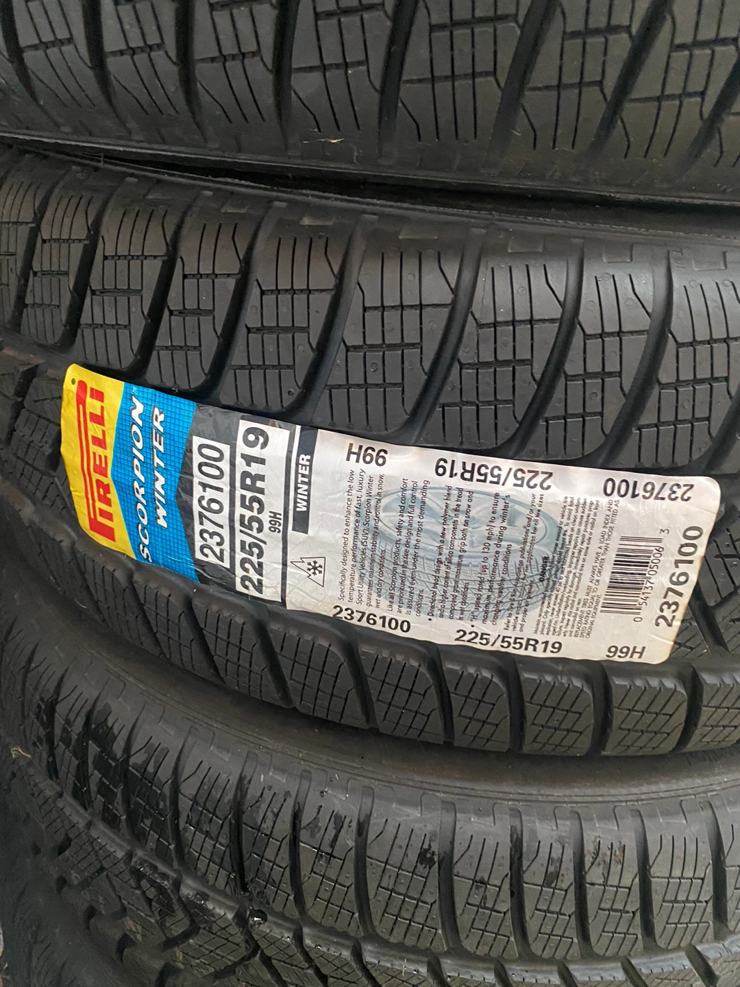 Winter set tires (4 new tires)