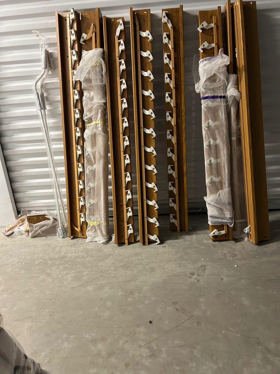 Three boxes backyard of parabola roof $50 each box