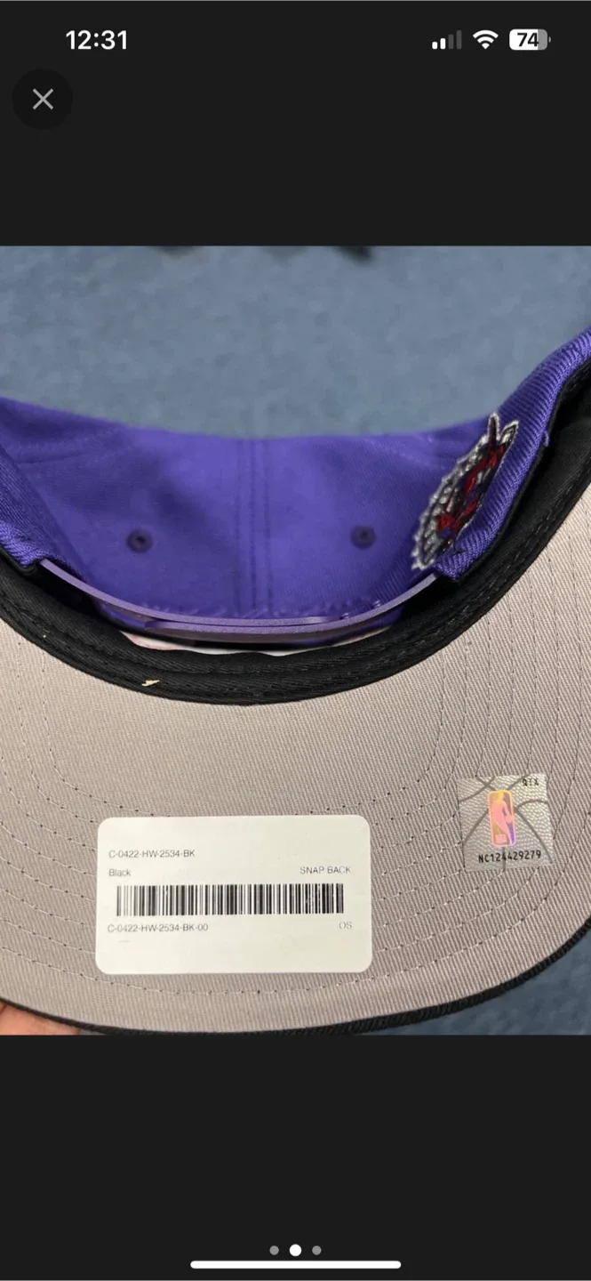 Mitchell & Ness Raptors OVO Snapback Hat image indicator(2)