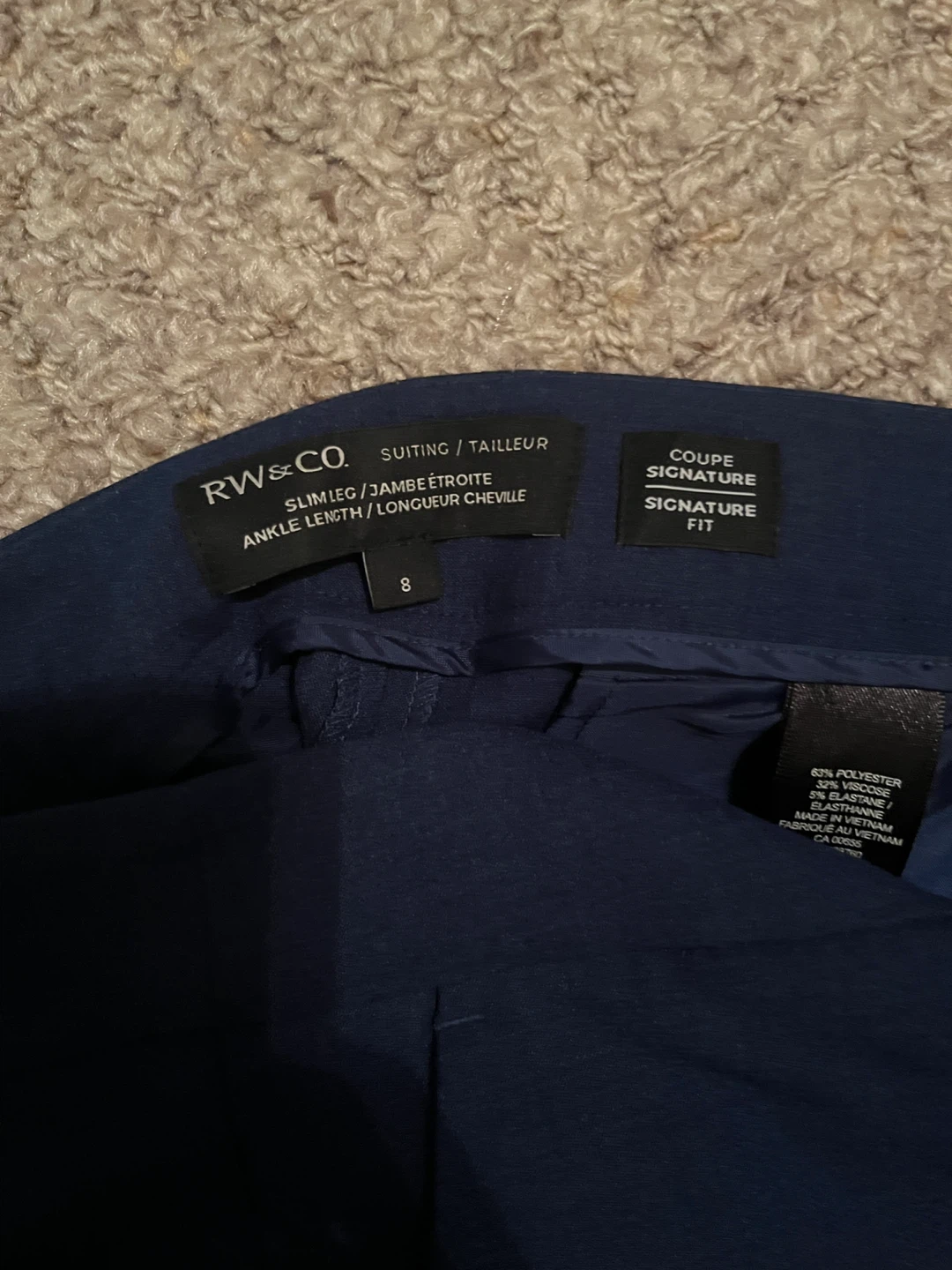 RW&CO Signature Fit Ankle Pants - Size 8 - photo 3