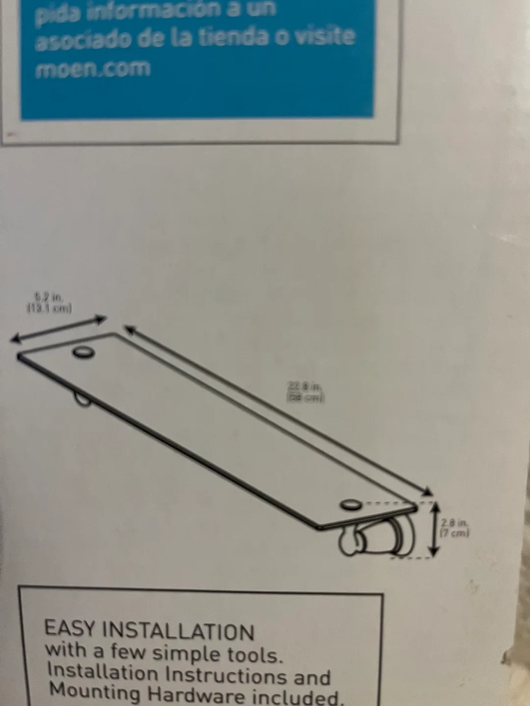 New Moen Banbury Chrome Glass Shelf image indicator(7)