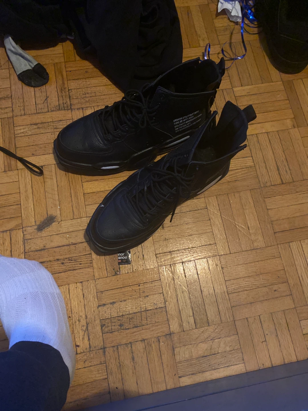 Urban Utility Black Sneakers
