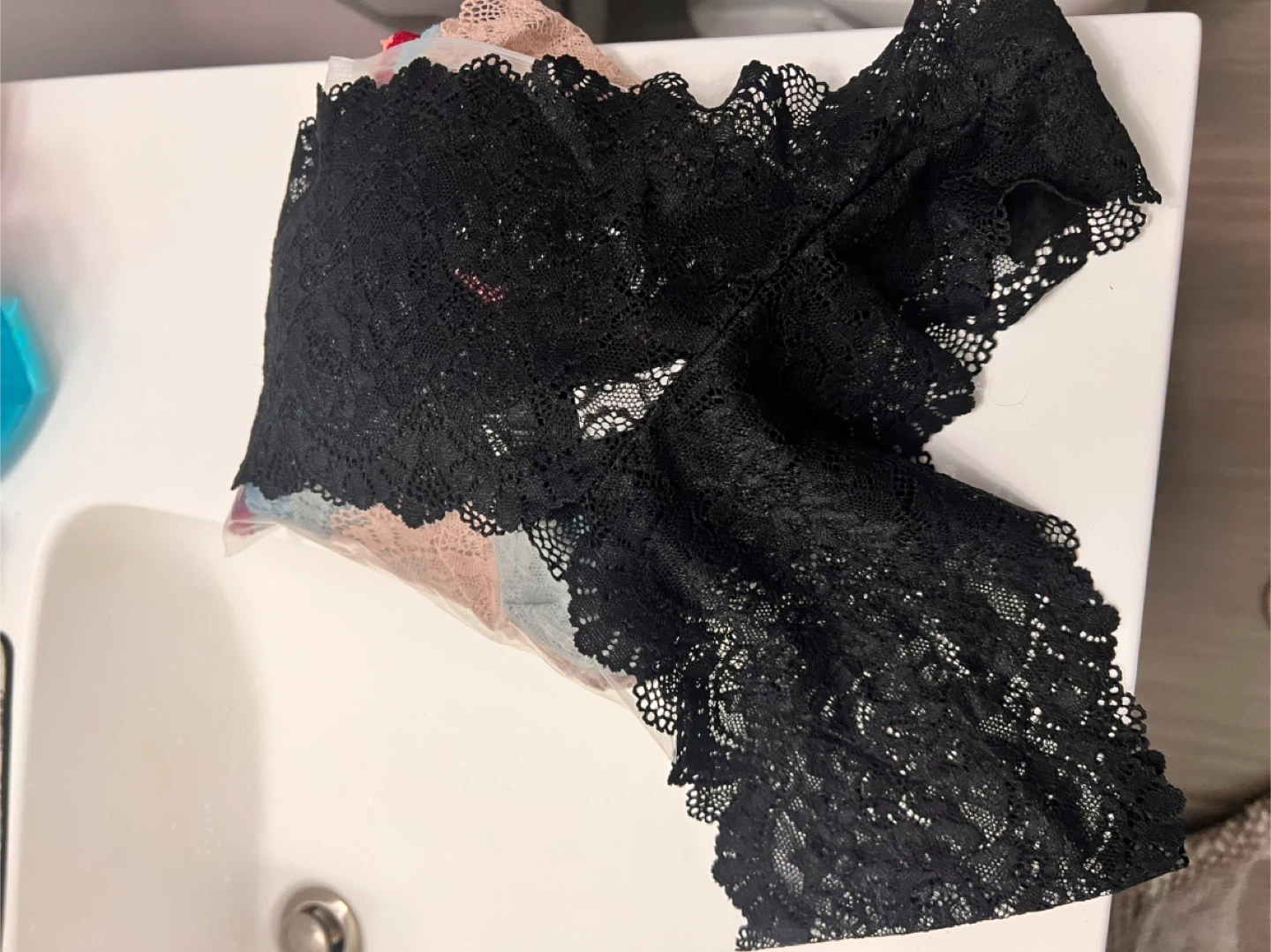 Mixed Colors Lace Panties - Size L - photo 2