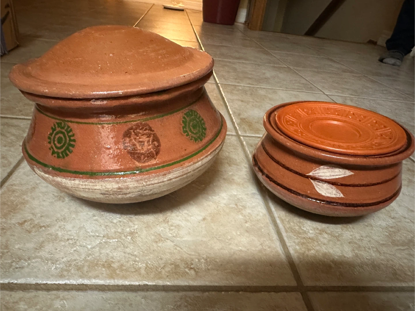 Clay Cooking pots with lid - photo 3