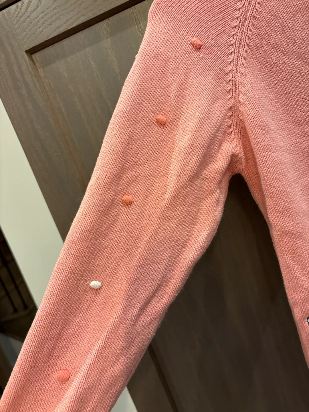 Size 9 -10 pink Cardigan image indicator(4)