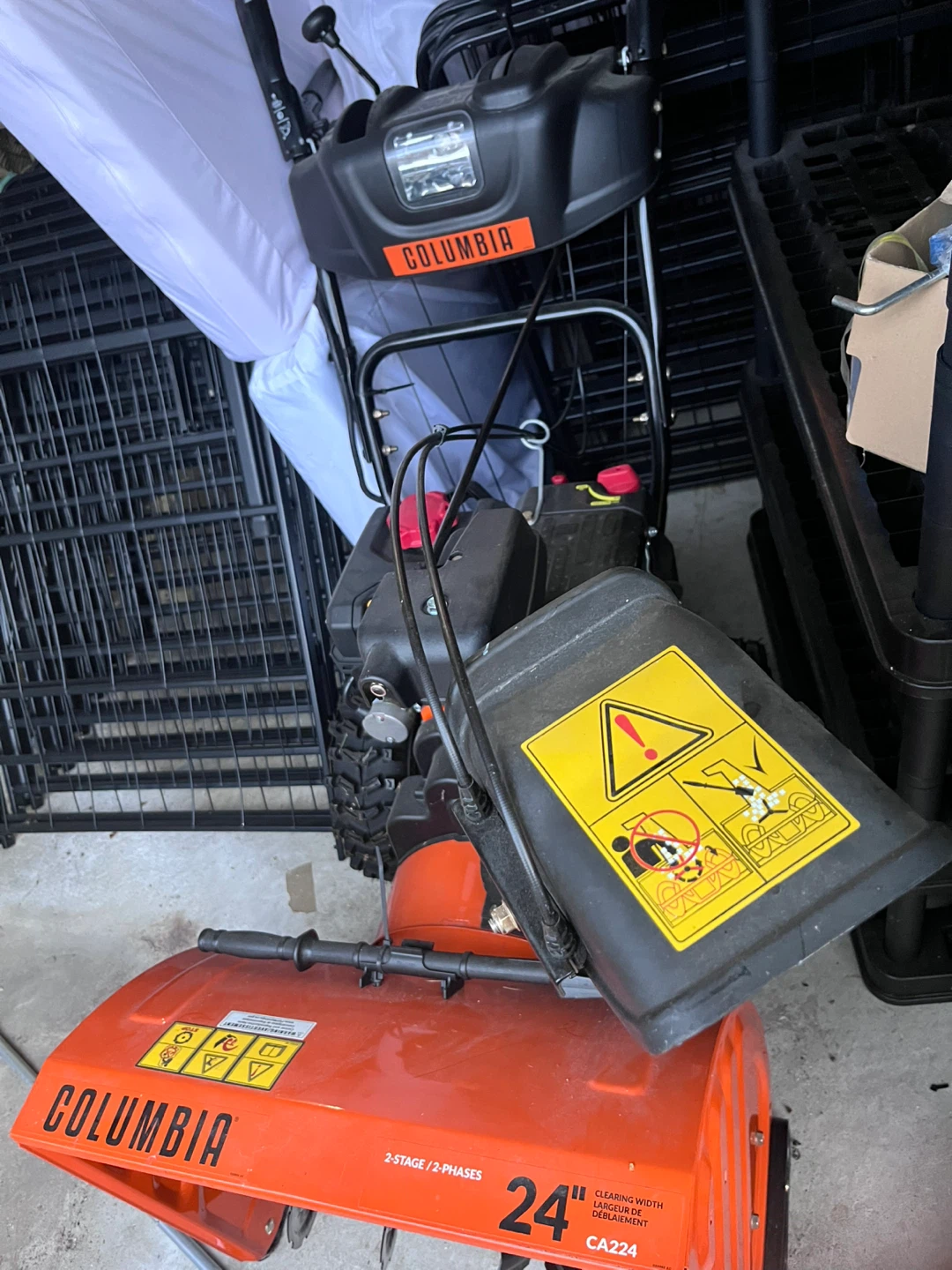 Columbia 24-inch Two-Stage Snowblower - photo 3
