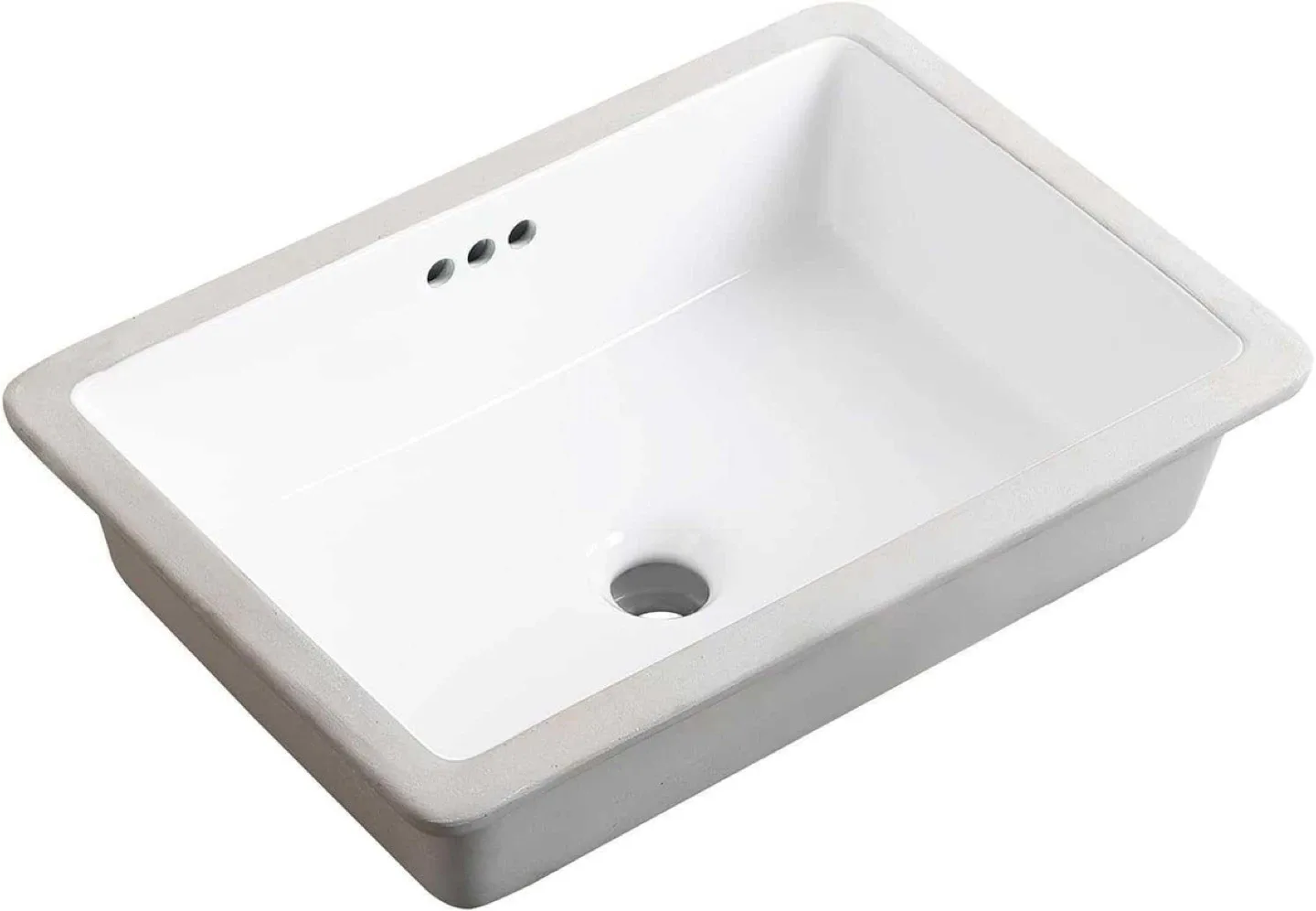 20 Inch Undermount Bathroom Sink with Overflow thumbnail