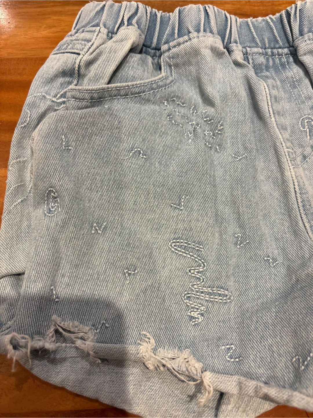 Girls' Denim Shorts - Size 140 image indicator(3)