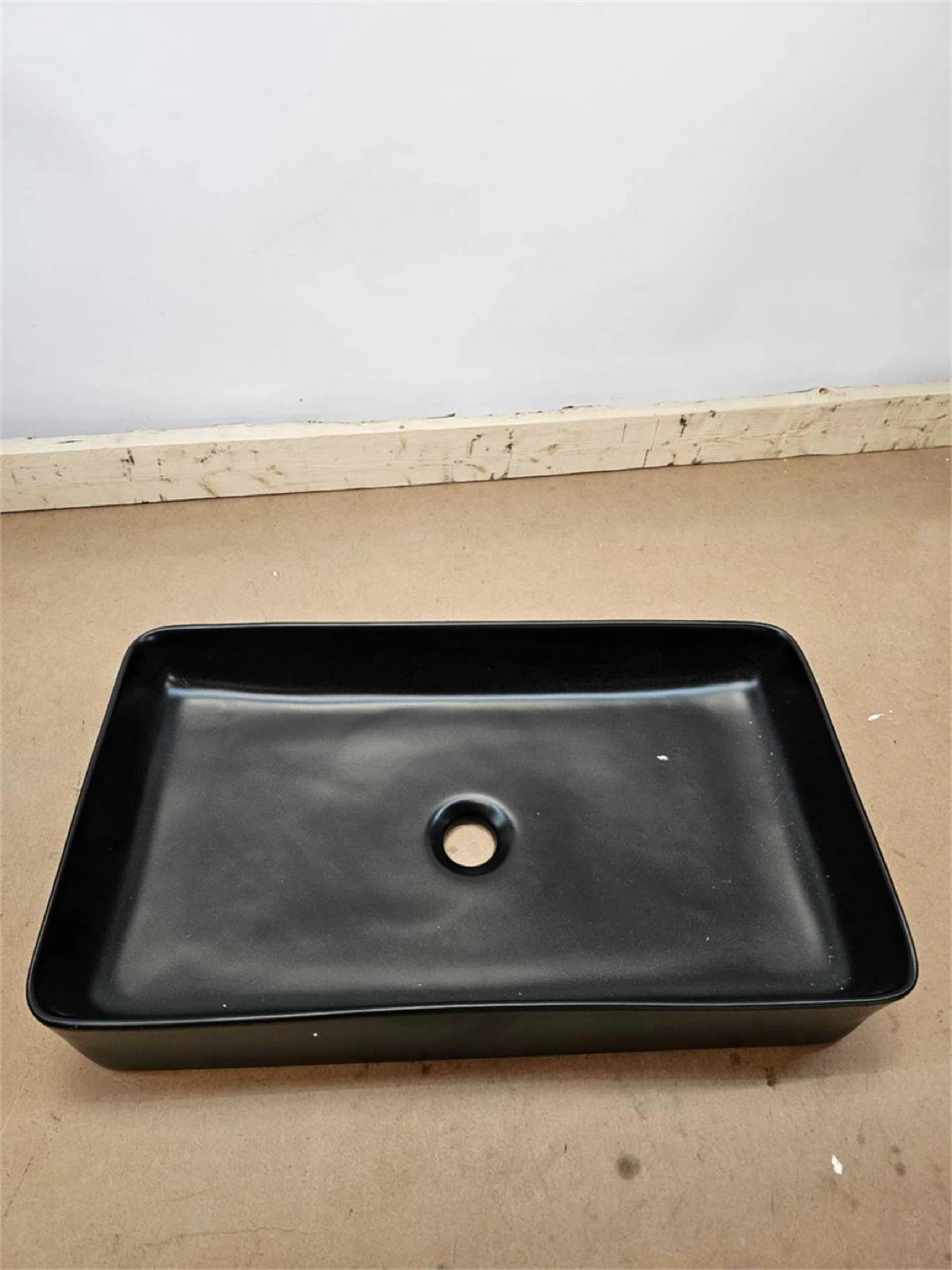 Karamag Rectangle Vessel Bathroom Sink - Black - photo 2