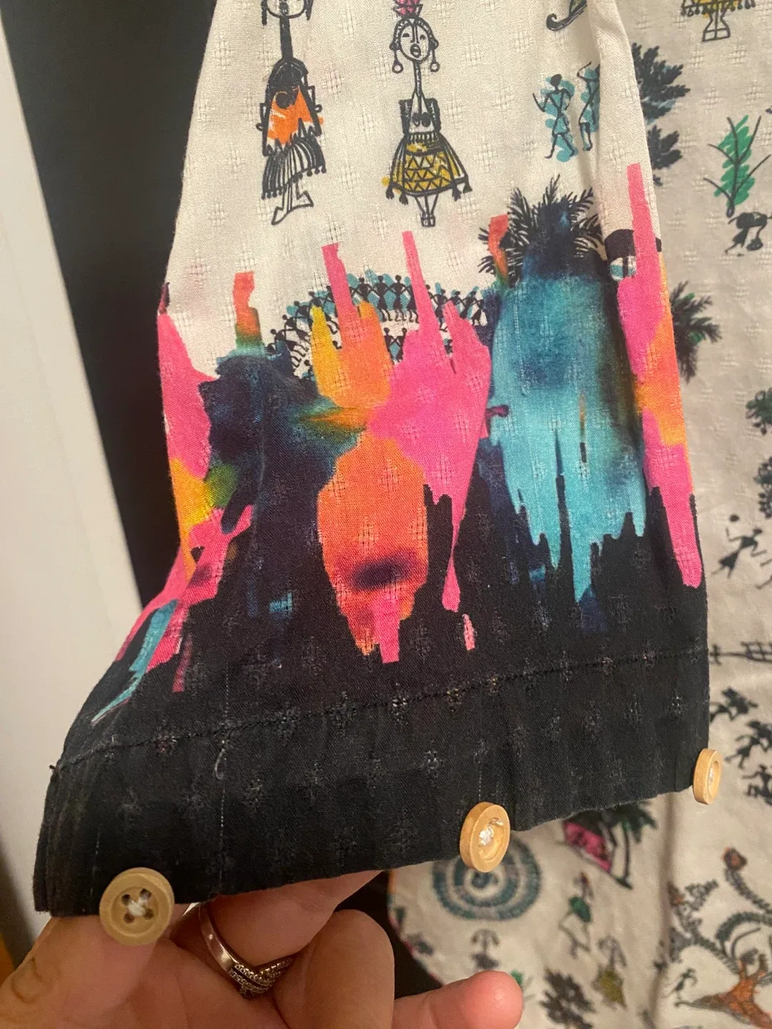 Sapphire XS Printed Kurti image indicator(5)