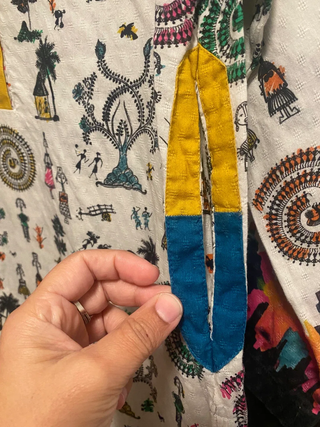 Sapphire XS Printed Kurti image indicator(6)