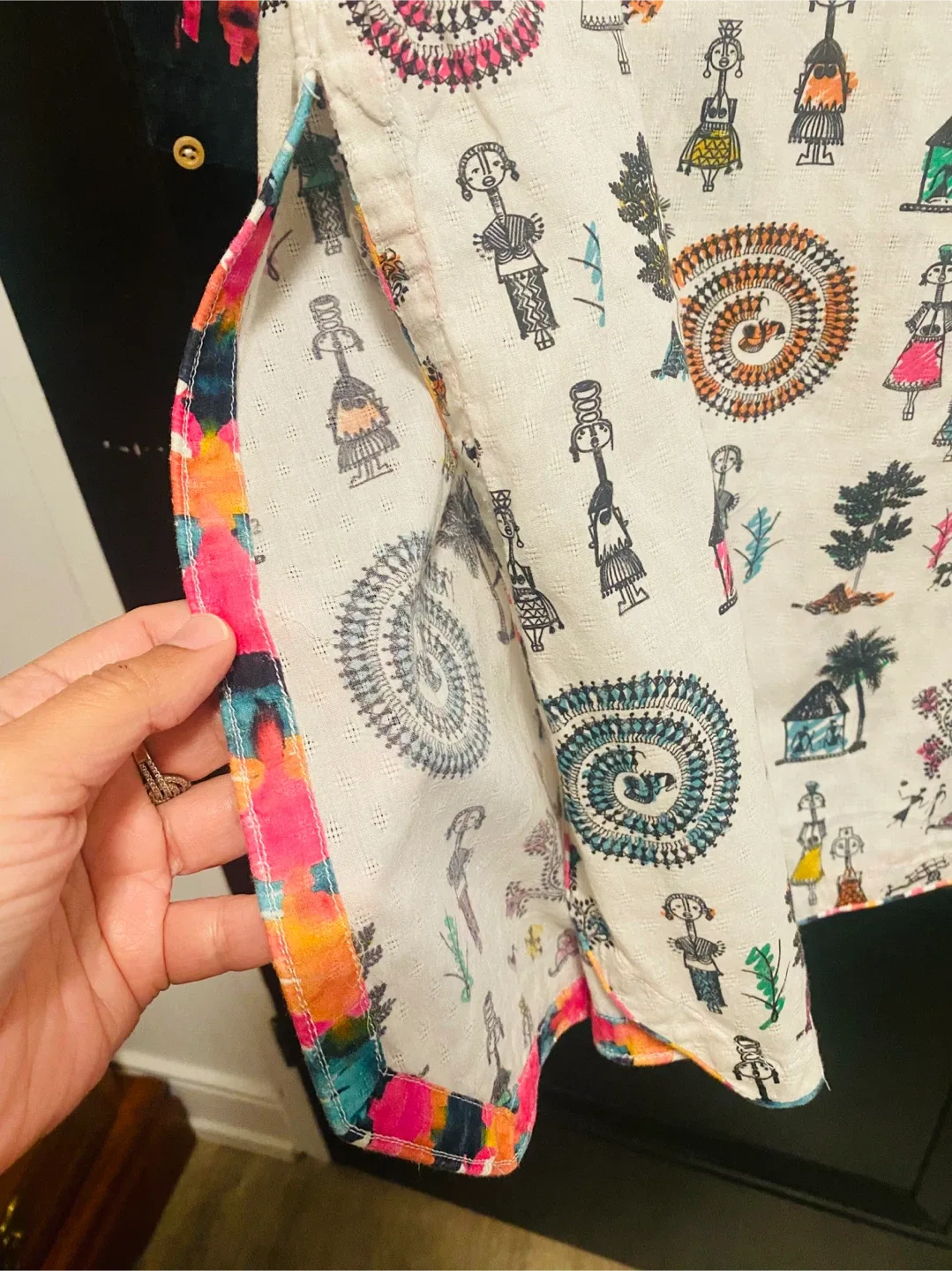 Sapphire XS Printed Kurti image indicator(8)