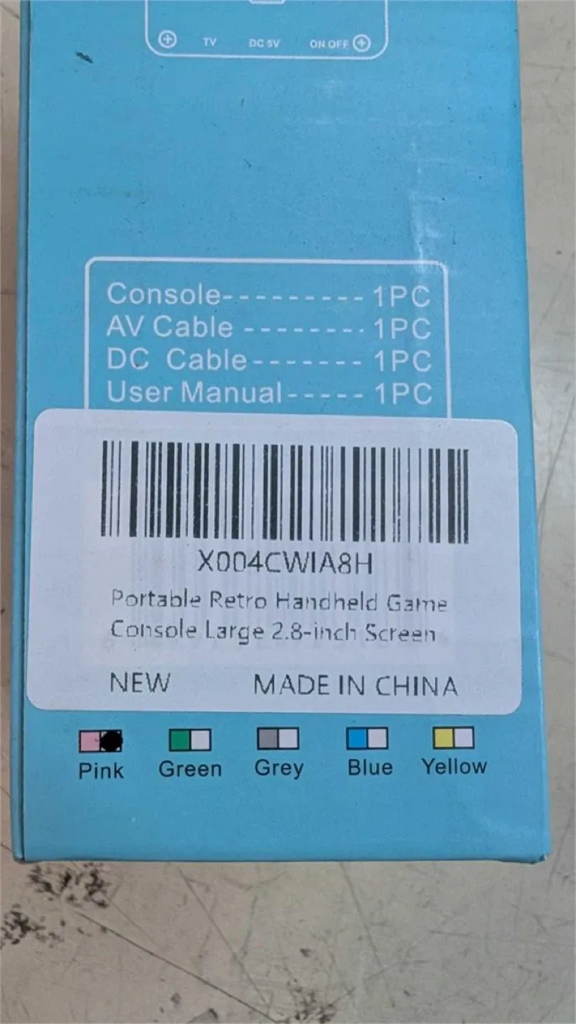 New Portable Retro Handheld Game Console - Red image indicator(3)