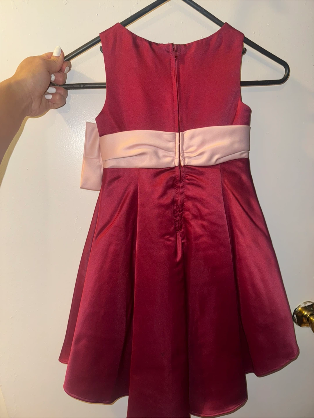 Red Dress with Bow size 4t - photo 2