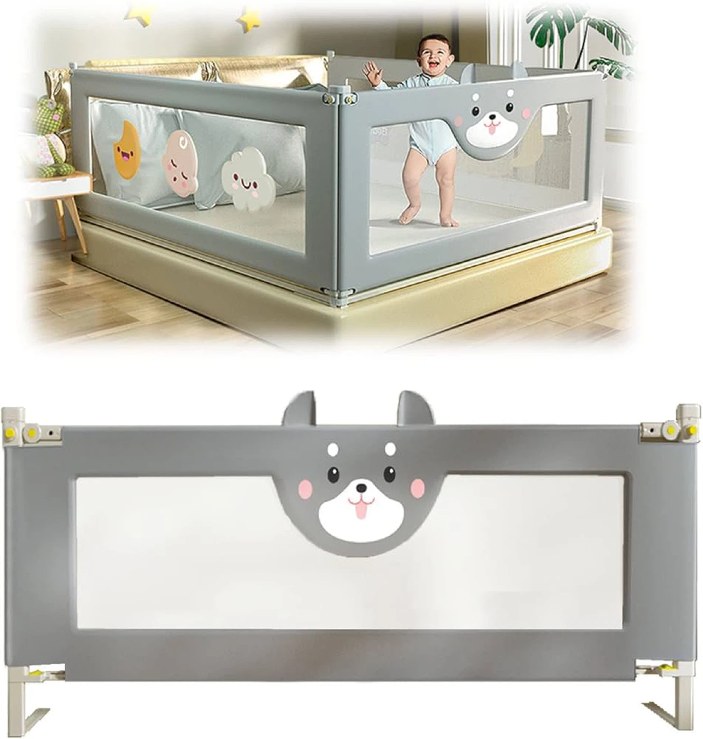 Bed Rails for Toddlers-Multi Gear Adjustable Height,high chair - photo 2