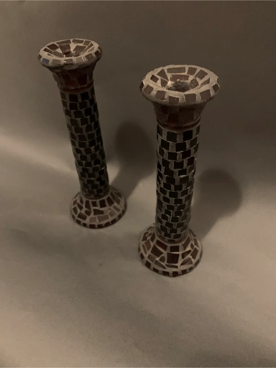 Mosaic Candle Holders - Set of 2 thumbnail