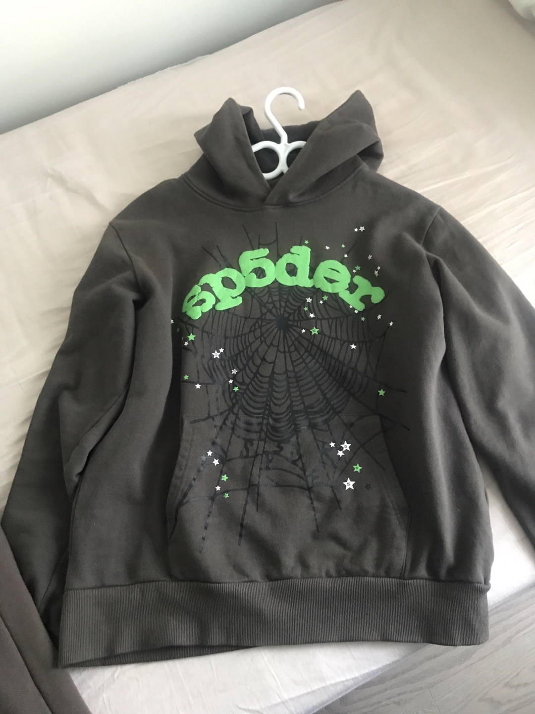 Sp5der Hoodie and Sweatpants Set - Size M