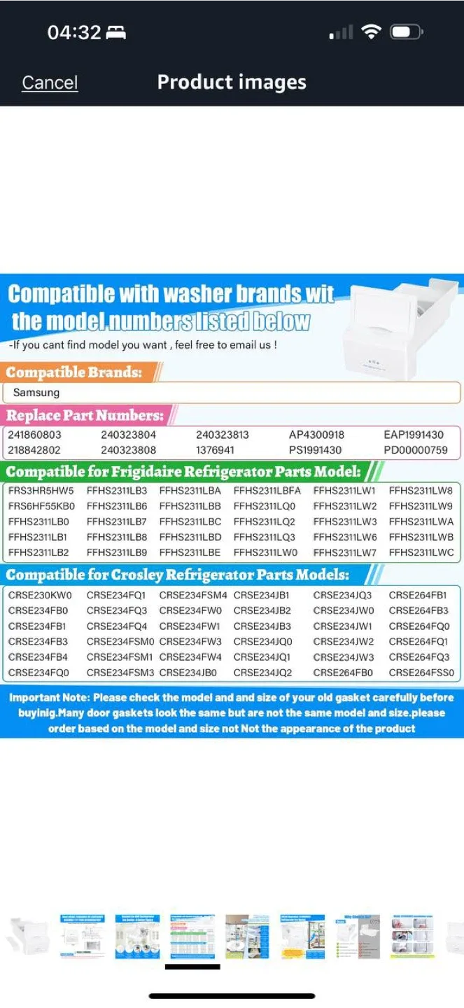 ARLBA Refrigerator Ice Bucket – NEW 🧊 image indicator(6)