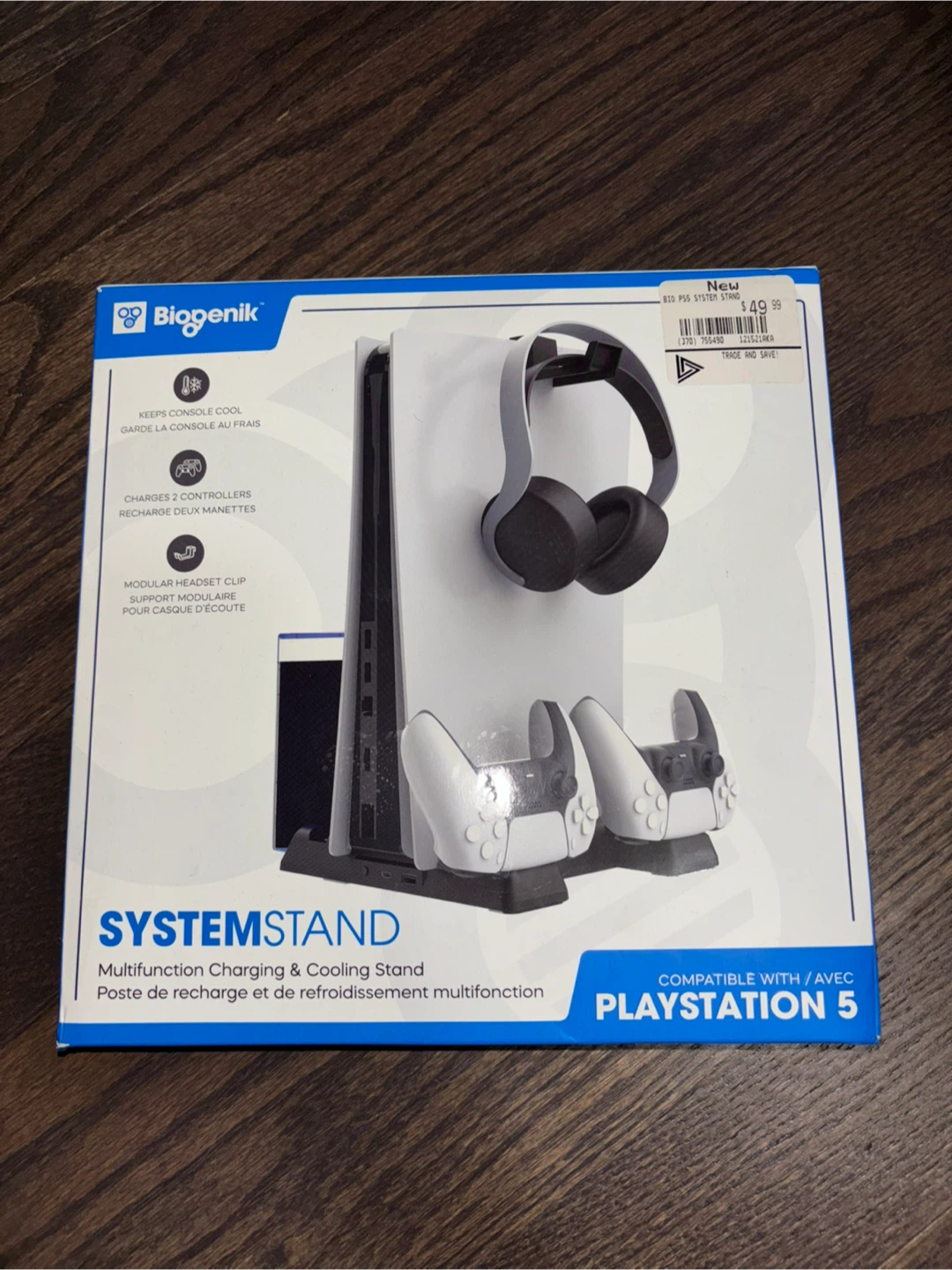 PlayStation 5 Slim + Biogenik Cooling Stand – Brand New - photo 3