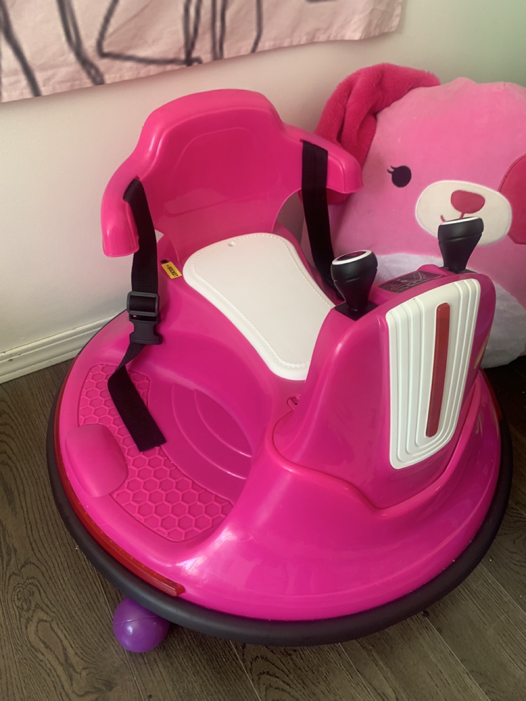 Pink Kids bumper car