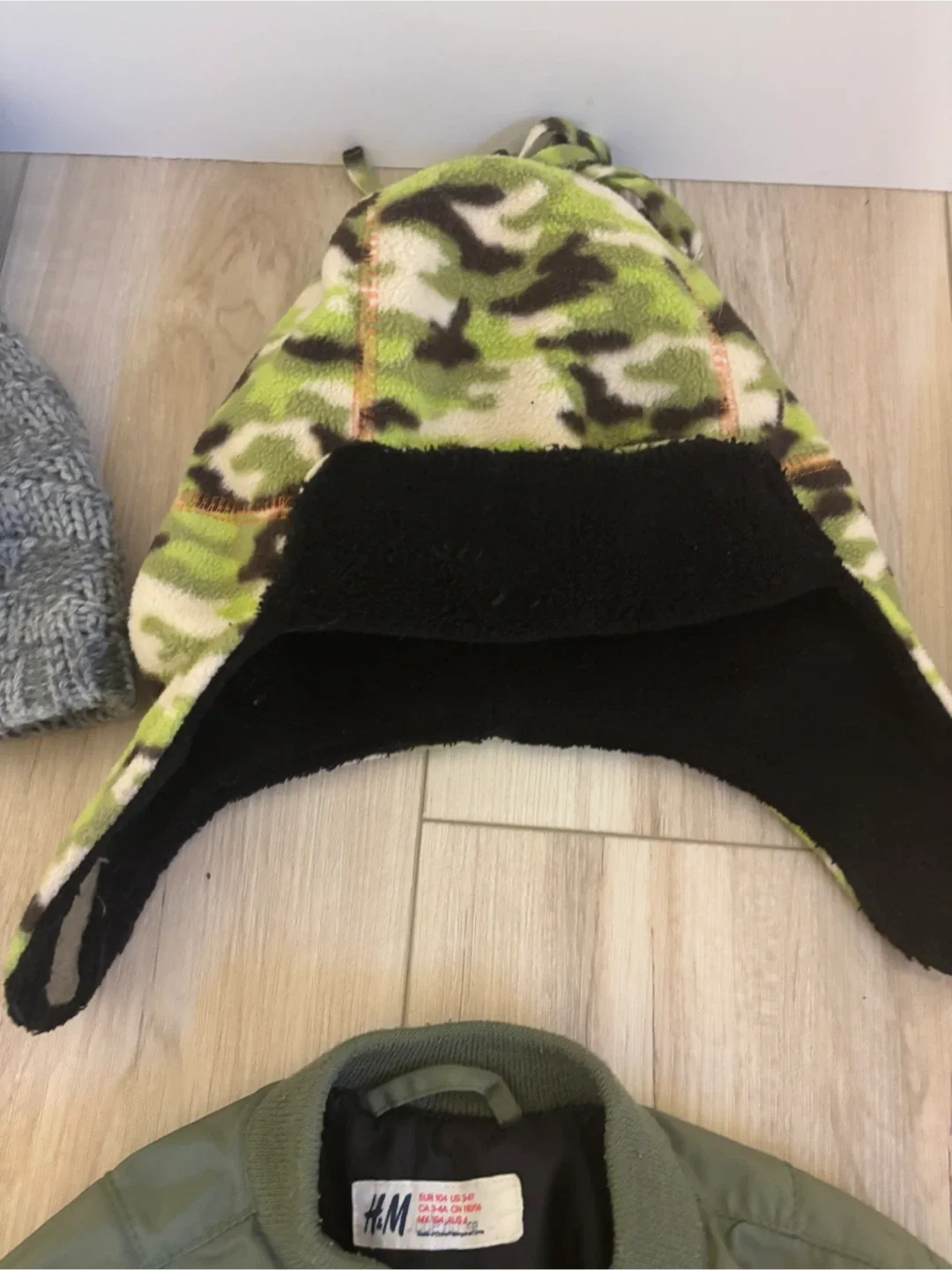 Toddler Boy Size 3-4 Toques, Jacket, & Hat LOT For Sale image indicator(3)