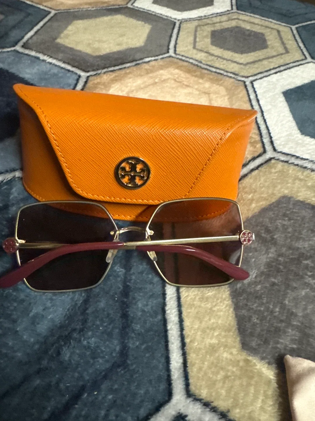 Tory Burch Sunglasses with Case image indicator(2)