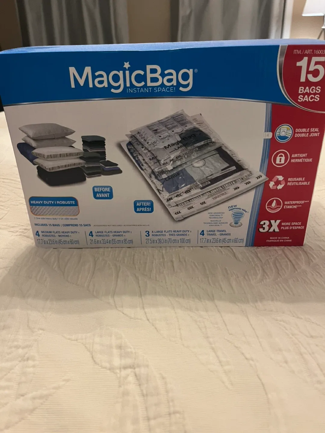 Magic Bag Instant Space! 15 Bags - Brand New