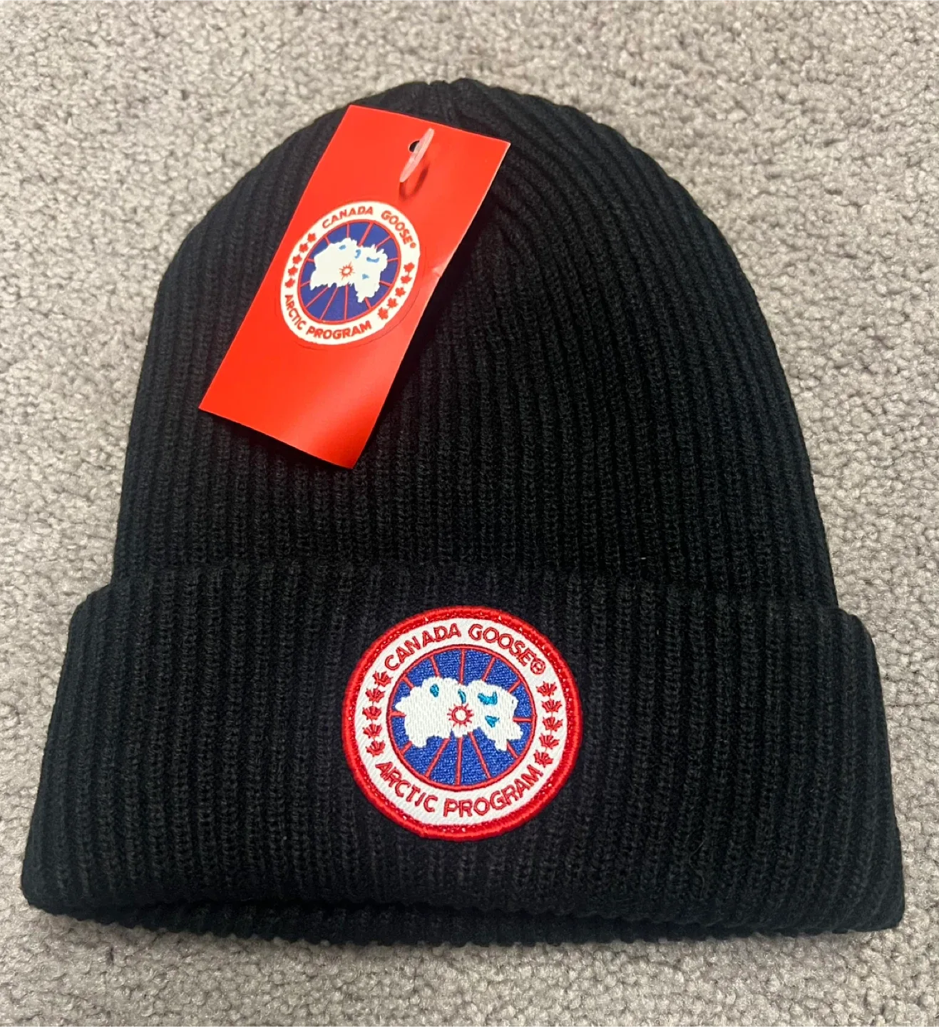 Canada Goose Arctic Program Winter Beanie Hat - Black thumbnail